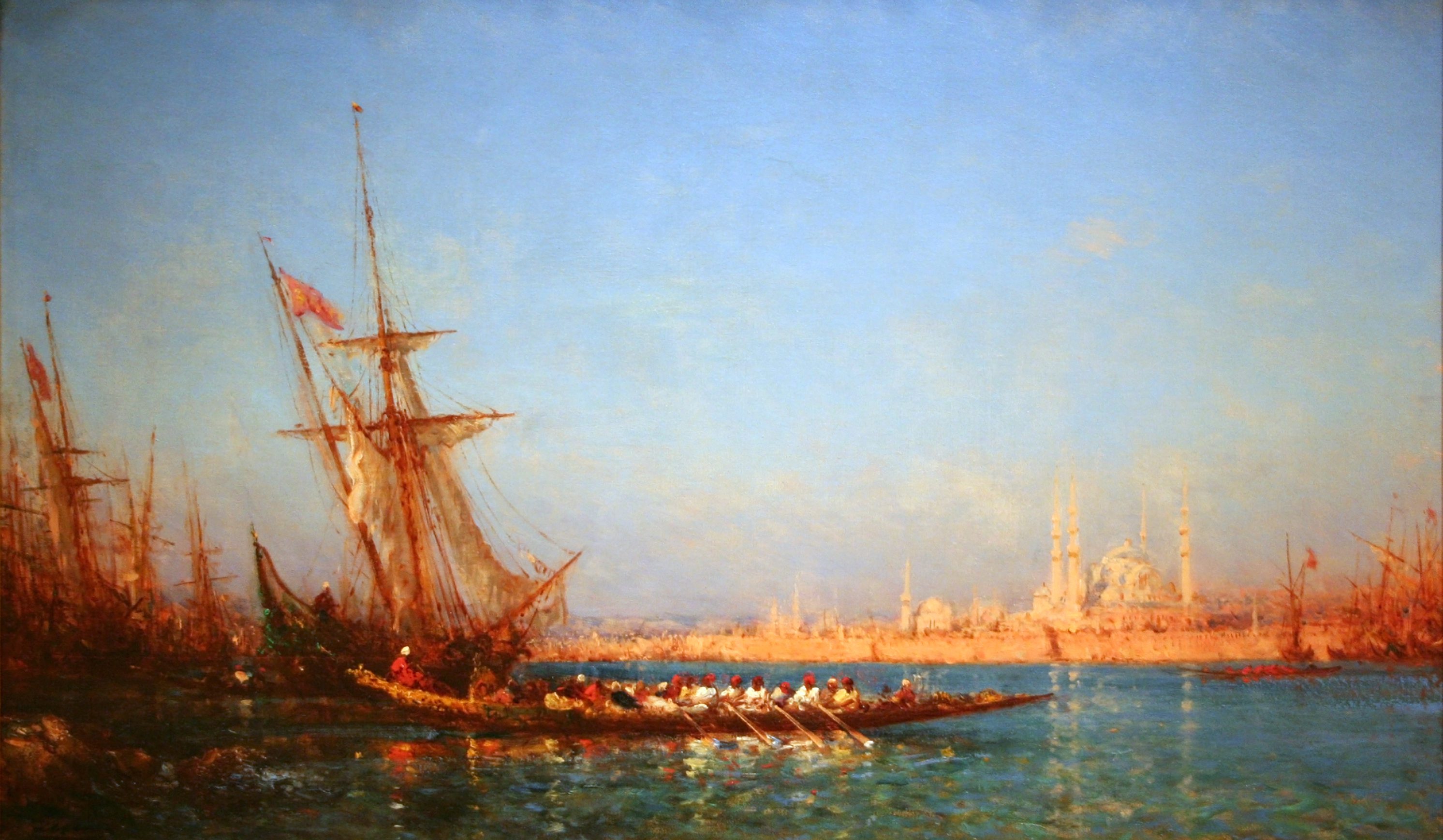 felix ziem - view of istanbul