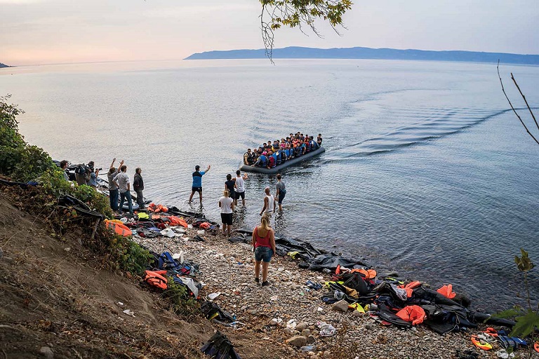 4179Ege Denizi Üzerinden Avrupa’ya Uzanan  Deniz Mülteciliğinin Fotoğrafları