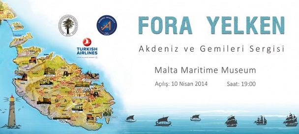 4965“Fora Yelken Akdeniz ve Gemileri” Sergisi Malta’da Açıldı.