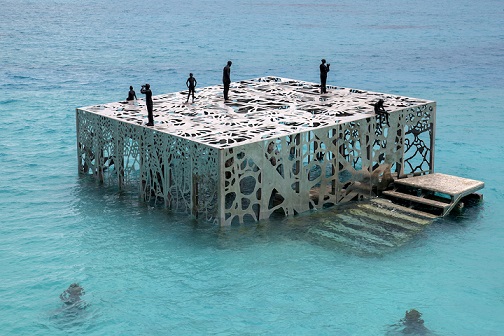 5394Heykel sanatçısı Taylor’un Maldivler İçin Tasarladığı Bir Yerleştirme: “Coralarium”