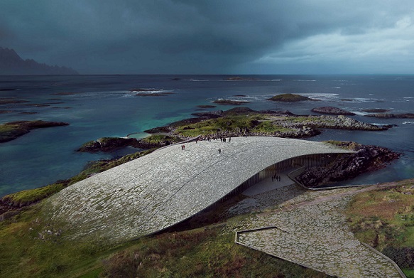 6616Norveç – Andenes’te Deniz Yaşamının Gözlemlenmesi İçin Yapılması Planlanan Yapı İçin Açılan Tasarım Yarışmasını Dorte Mandrup’un Projesi Kazandı.