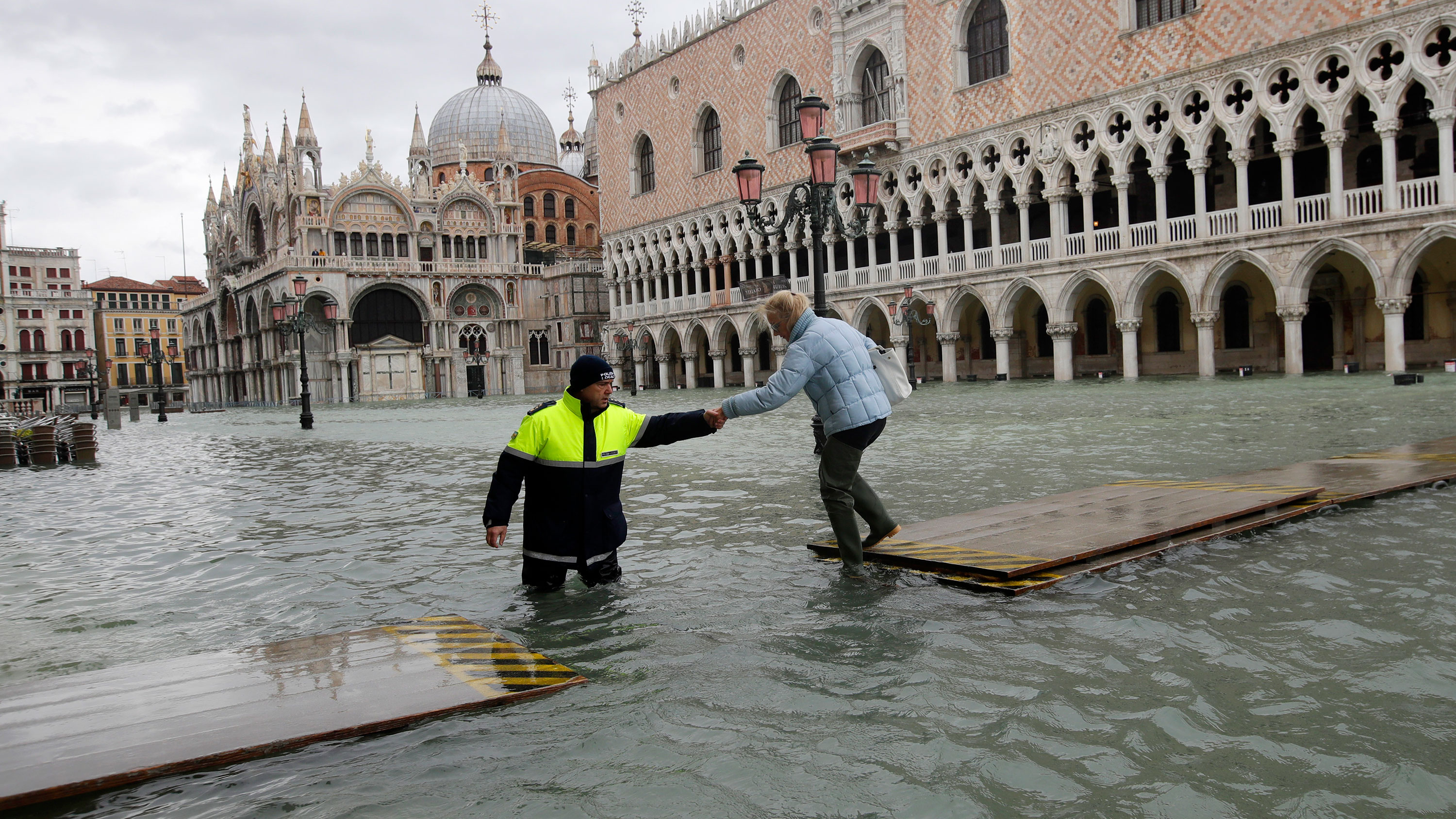APTOPIX Italy Venice Flooding