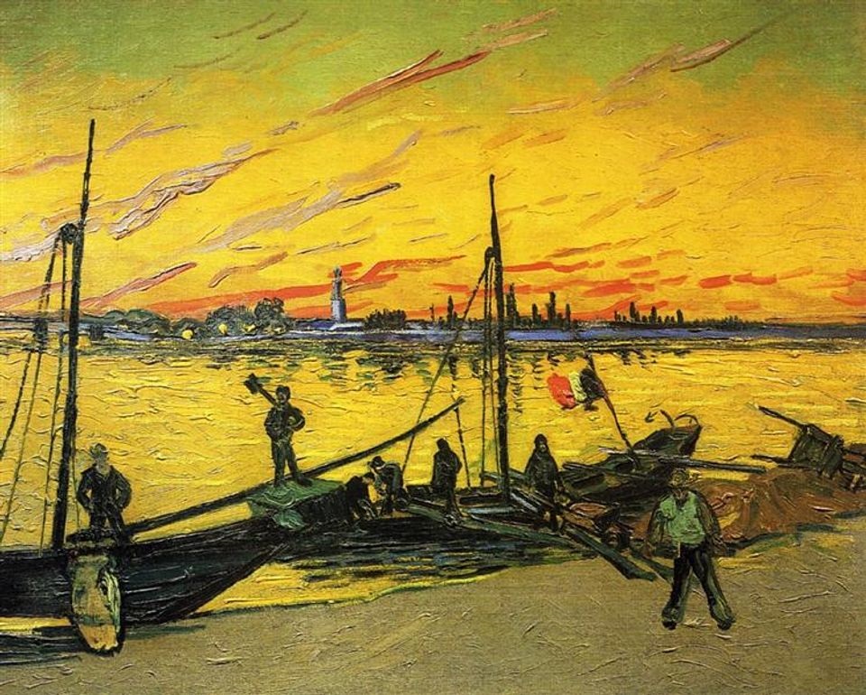 10370M. Bailey’in “The Art Newspaper”da Kaleme Aldığı Makale, Van Gogh’un ‘Mavnalar’ Adlı Yapıtını Tarihsel Olarak ve Biçim-İçerik Açısından Değerlendiriyor.