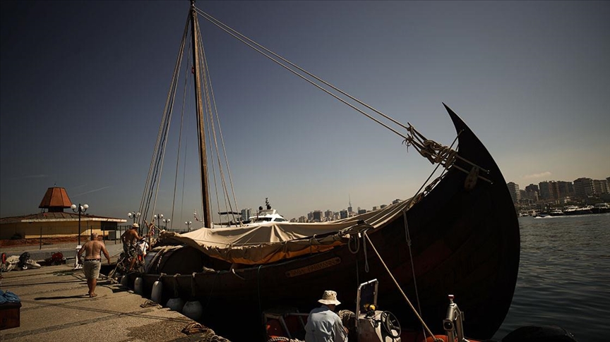 İstanbul'a Ulaşan Viking Gemisi Replikası,