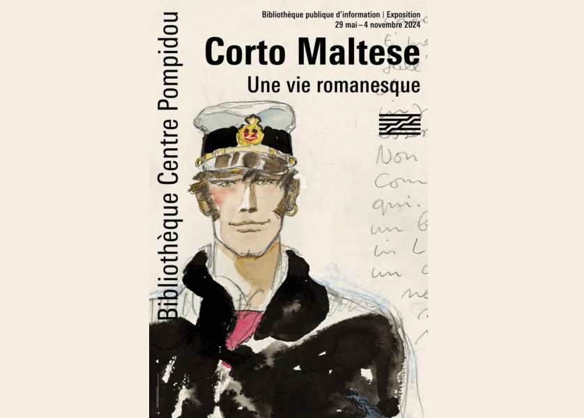 19594Denizci Ünlü Çizgi Roman Kahramanı “Corto Maltese”yi Konu Alan “Romantizm Dolu Bir Yaşam” Başlıklı Sergi, Pompidou Merkezi’nde Açılıyor.