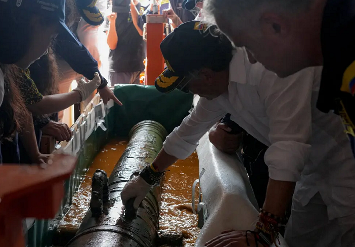 22628Efsanevi Batık San Jose Kalyonunun Taşıdığı Hazinenin İlk Parçaları Kolombiya’lı Bilim İnsanları Tarafından Çıkarıldı.