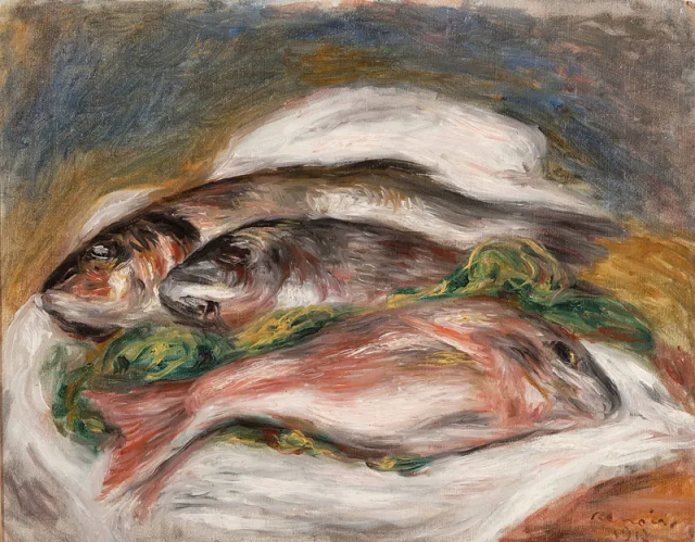 23009Fransız Ressam Auguste Renoir’ın 6 Milyon Avro Değerindeki ‘Balıklar’ (1917) Adlı Tablosu, Magnani-Rocca Vakfı’ndan Çalındı.